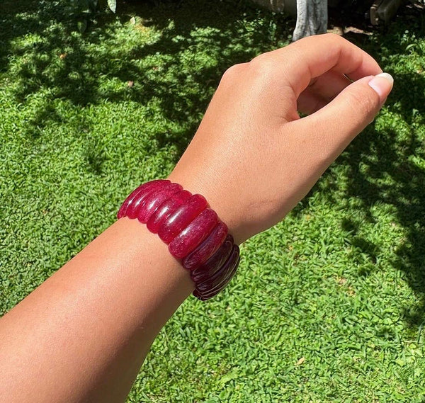 Doğal Akik Taşlı Bileklik